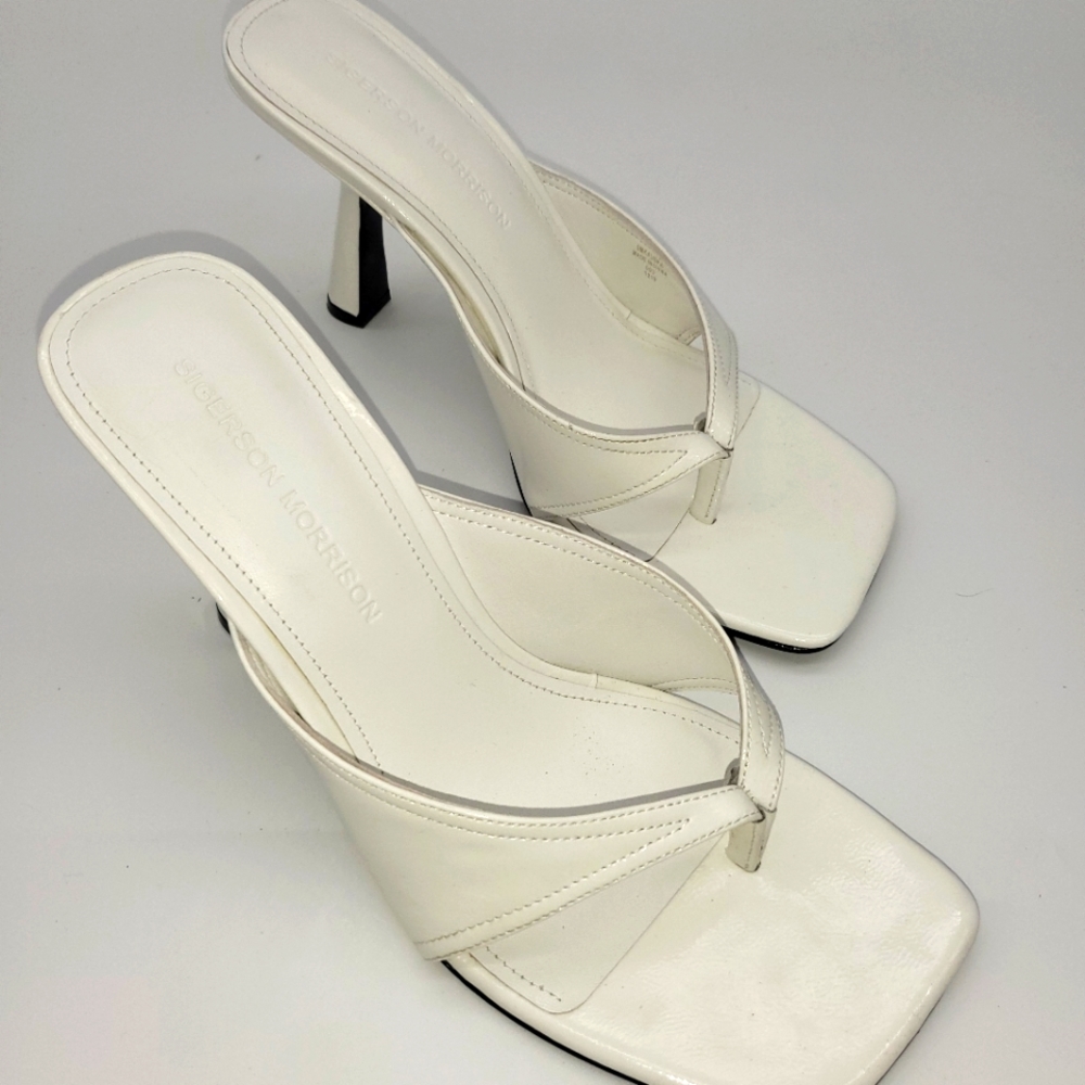 New Sigerson Morrison Kaliska High-Heel Thong Sandals